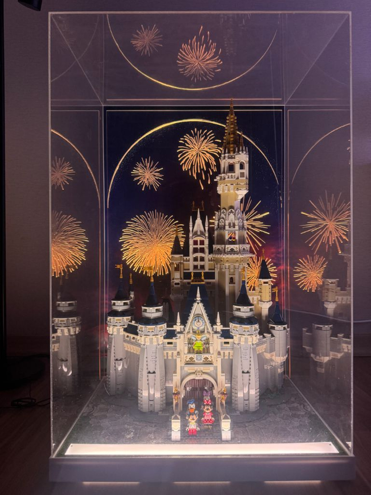 레고 71040 디즈니 캐슬+마징가 아크릴 케이스 LED 이미지