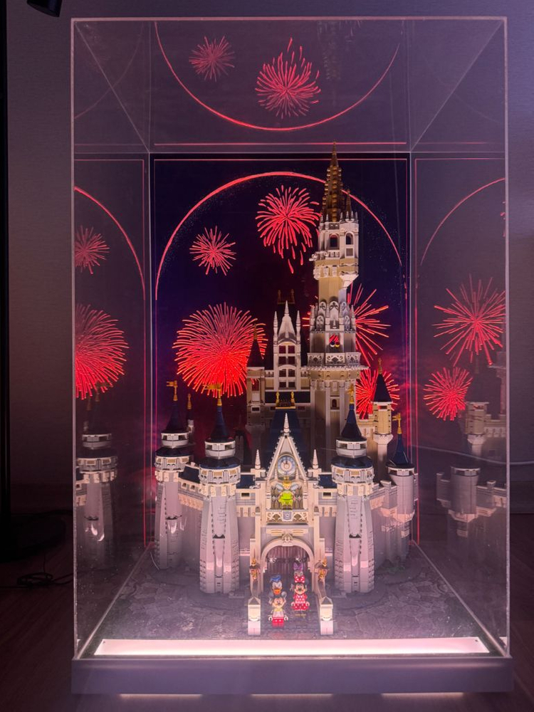 레고 71040 디즈니 캐슬+마징가 아크릴 케이스 LED 이미지