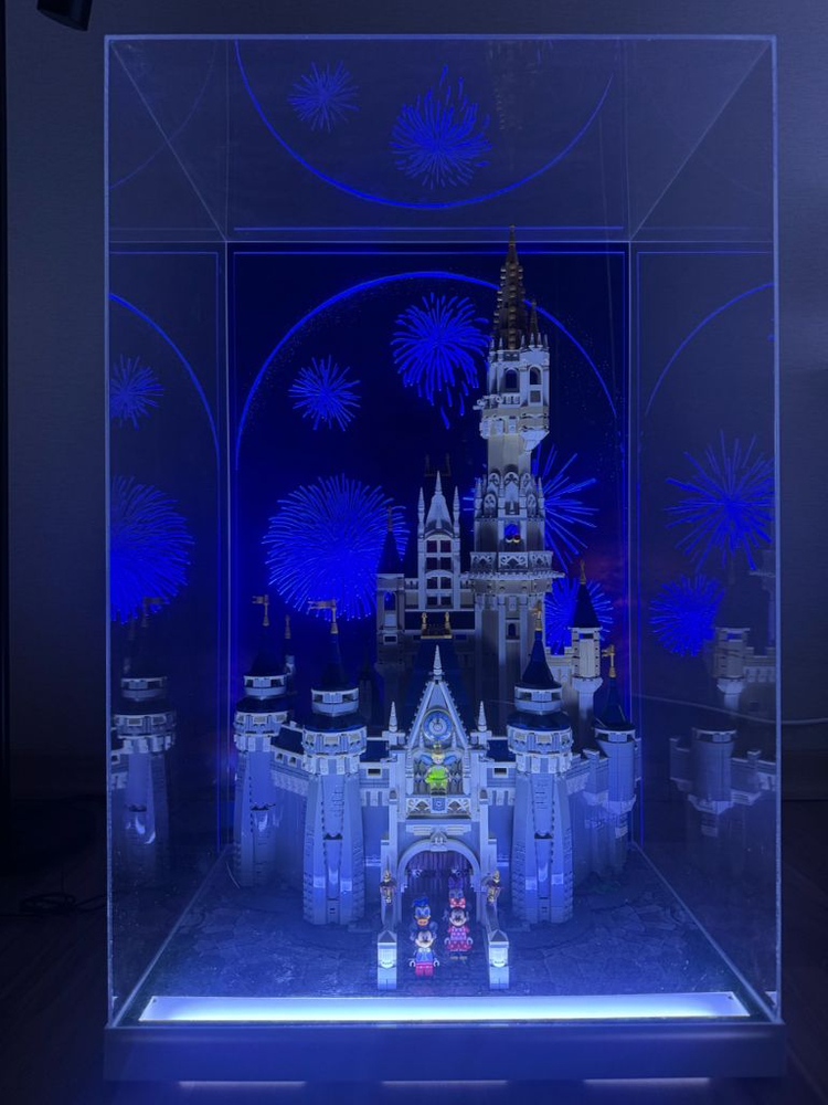 레고 71040 디즈니 캐슬+마징가 아크릴 케이스 LED 이미지