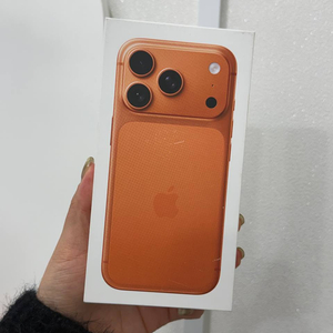 사이클12/단순개봉)아이폰17프로 오렌지 256GB/100%