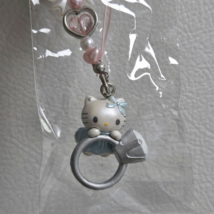 산리오 헬로키티 천사 악마 스트랩 키링 옵션별 개별판매 이미지