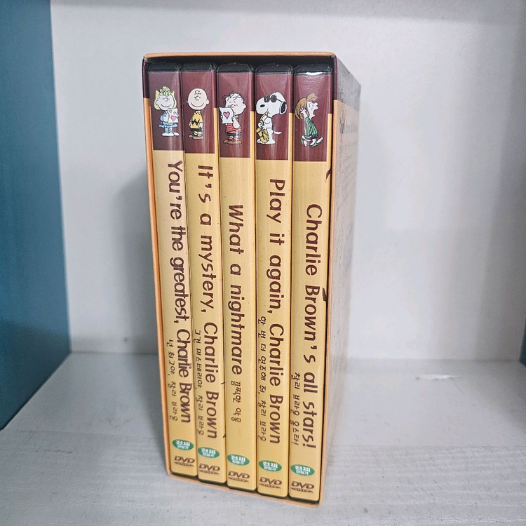 잠수네영어 찰리브라운 베스트컬렉션 +해피컬렉션 DVD ㅡ택포1.9 이미지