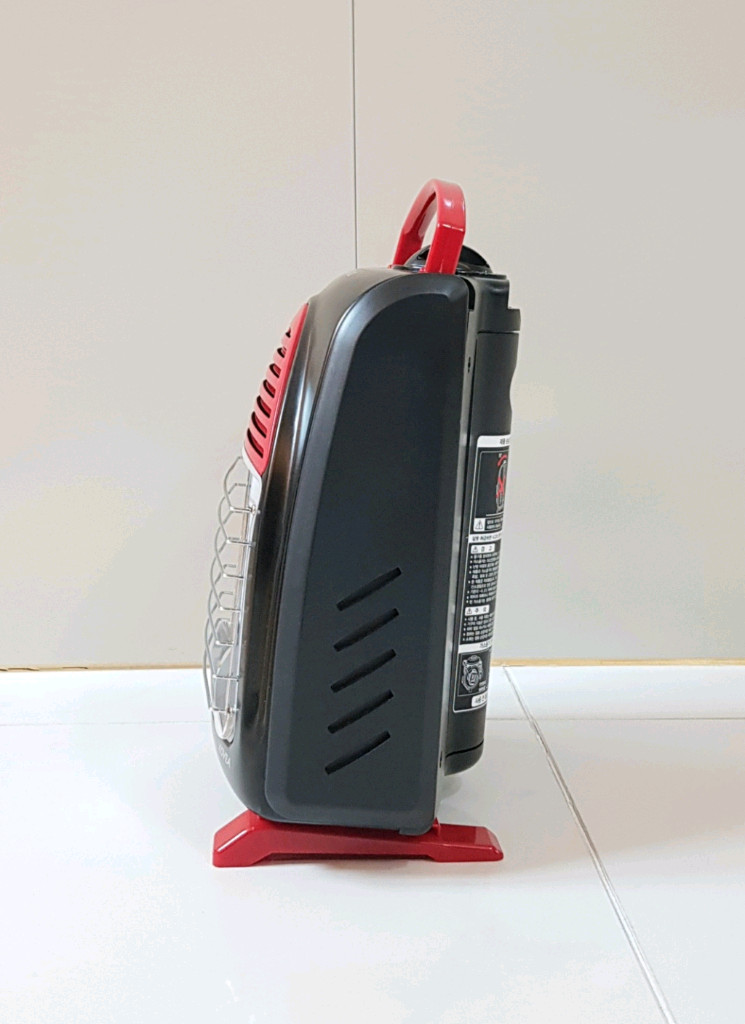 (신품급) 코베아 리틀썬 블랙 캠핑 가스히터 이동식 난로 이미지