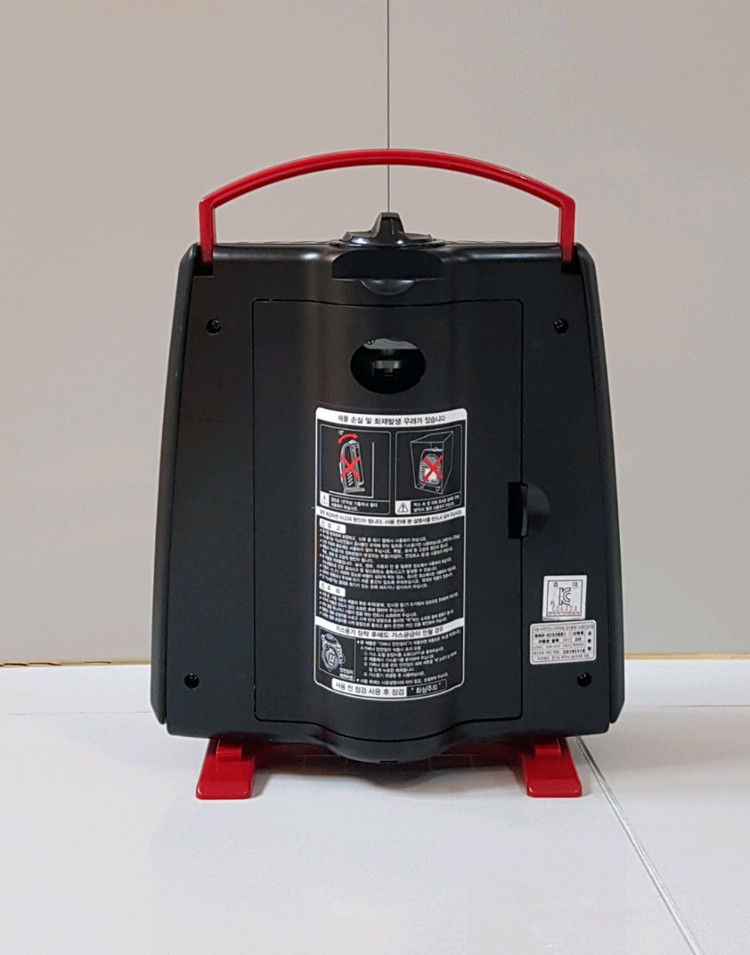 (신품급) 코베아 리틀썬 블랙 캠핑 가스히터 이동식 난로 이미지