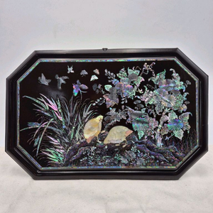 전통고가구 인테리어 팔각 자개액자 N60 이미지