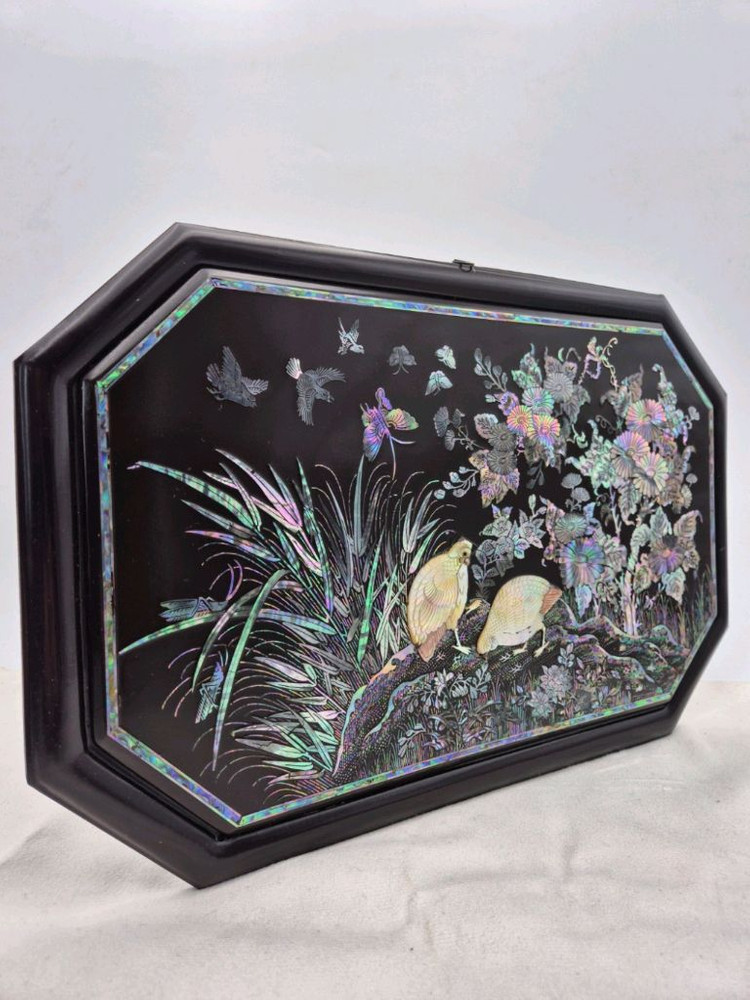 전통고가구 인테리어 팔각 자개액자 N60 이미지