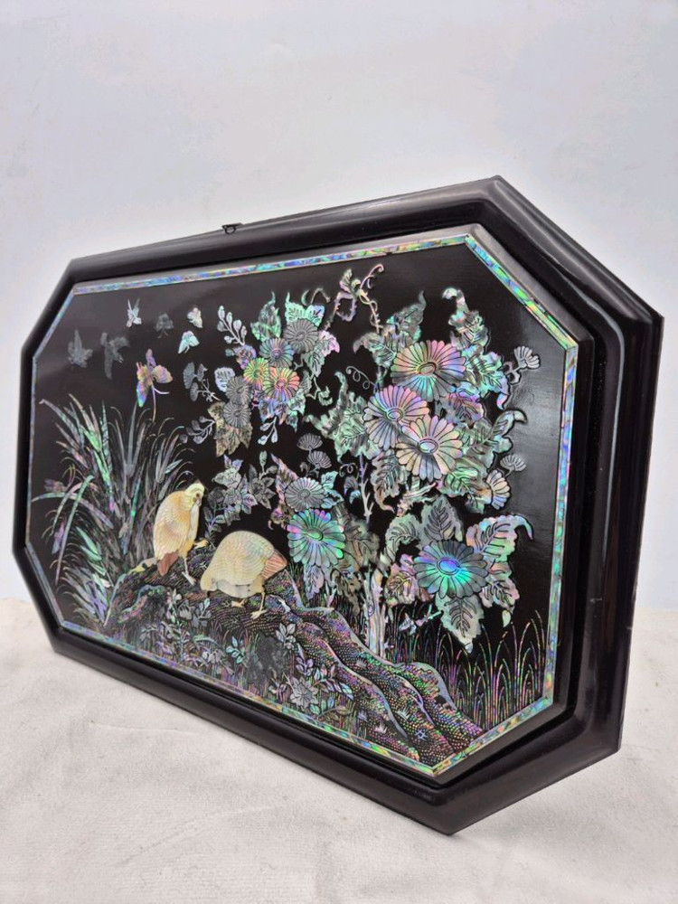 전통고가구 인테리어 팔각 자개액자 N60 이미지