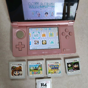 닌텐도 3DS 핑크 게임칩 포함 판매