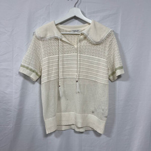 써스데이아일랜드 세일러 카라 니트 풀오버