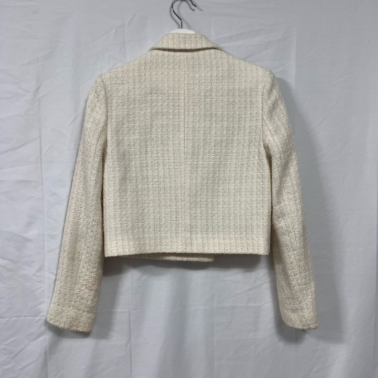 산드로(SANDRO) 골드 버튼 트위드 자켓--2