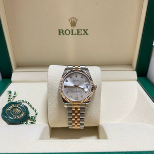 로렉스 데이저스트 31 실버판 10P 로즈골드 팔아요