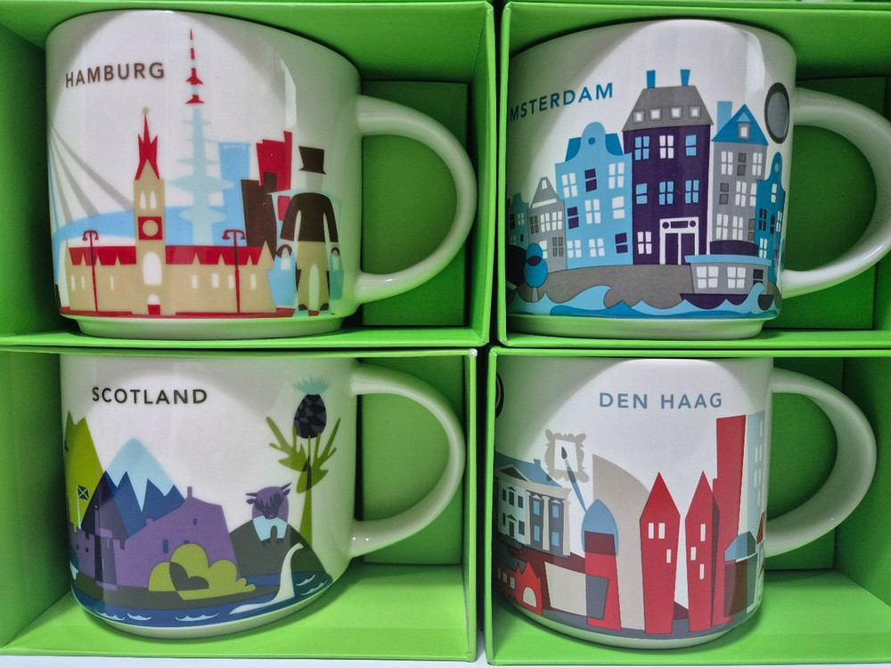 스타벅스 유아히어 시티머그 이미지