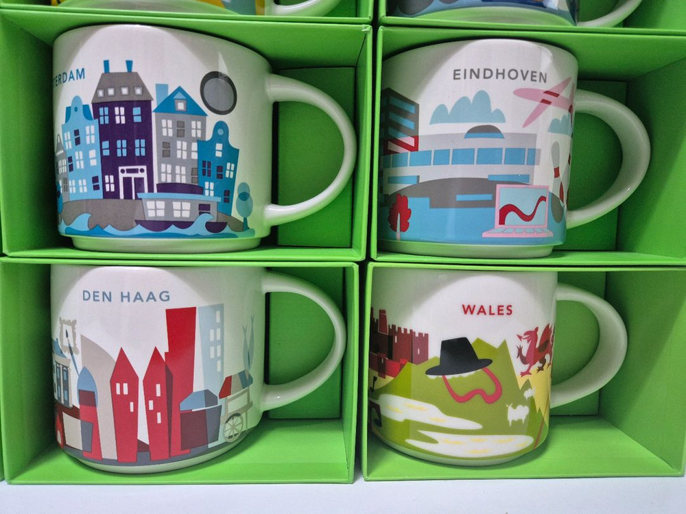 스타벅스 유아히어 시티머그 이미지