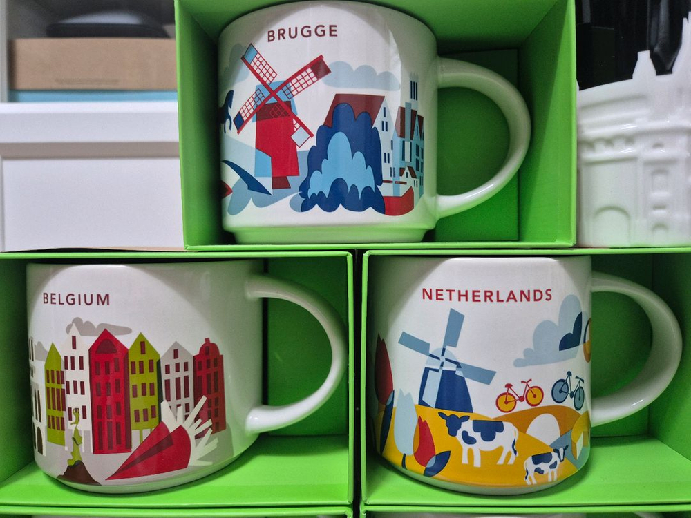 스타벅스 유아히어 시티머그 이미지