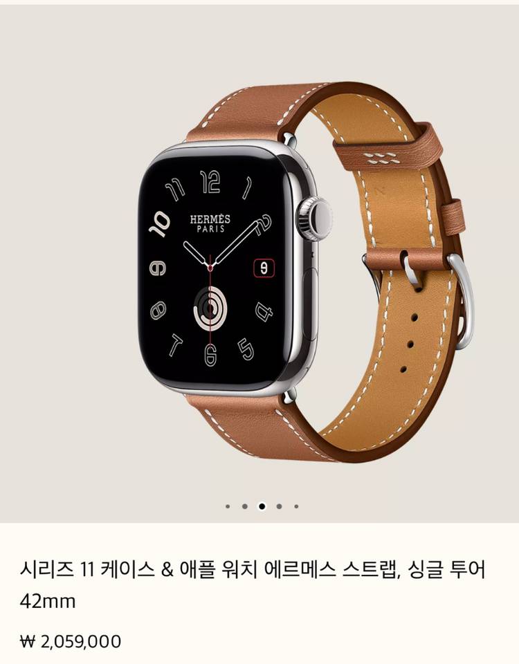 애플워치 에르메스 11 새상품급 이미지