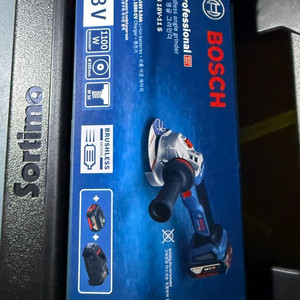 미개봉) 보쉬 그라인더 GWS 18V-11S 팝니다 이미지