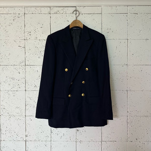 95 폴로 랄프로렌 금장 더블 블레이저 네이비