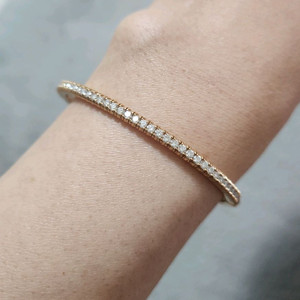 18k 다이아 뱅글팔찌 이미지