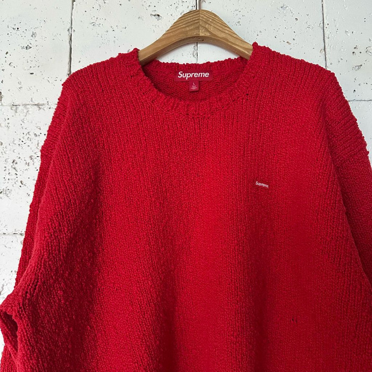L 슈프림 부클 스몰박스 스웨터--1