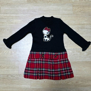 프렌치캣 여아 원피스 110/3T-4T+ 스타킹 이미지