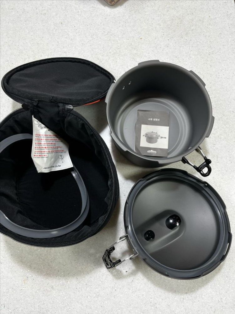 스노우라인 캠핑용 압력솥 이미지