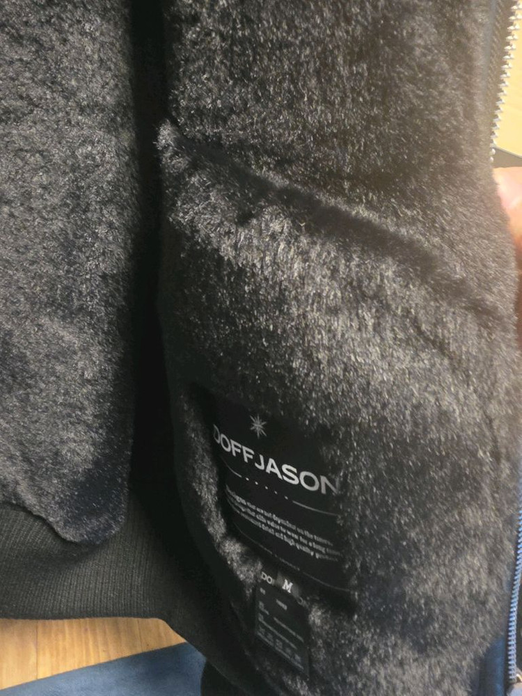 크리즈 빈티지 무톤 봄버 ALL BLACK(새상품) 이미지