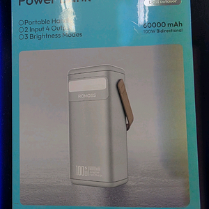 로모스 PMT60 60000mAh 대용량 보조배터리 택포 판매합니다