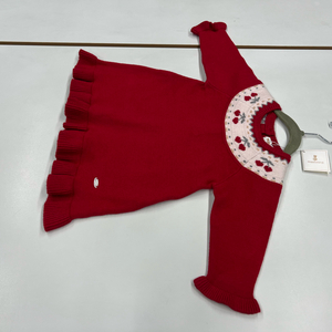 해피랜드 90 니트 원피스 새상품 키즈 90 여아 90