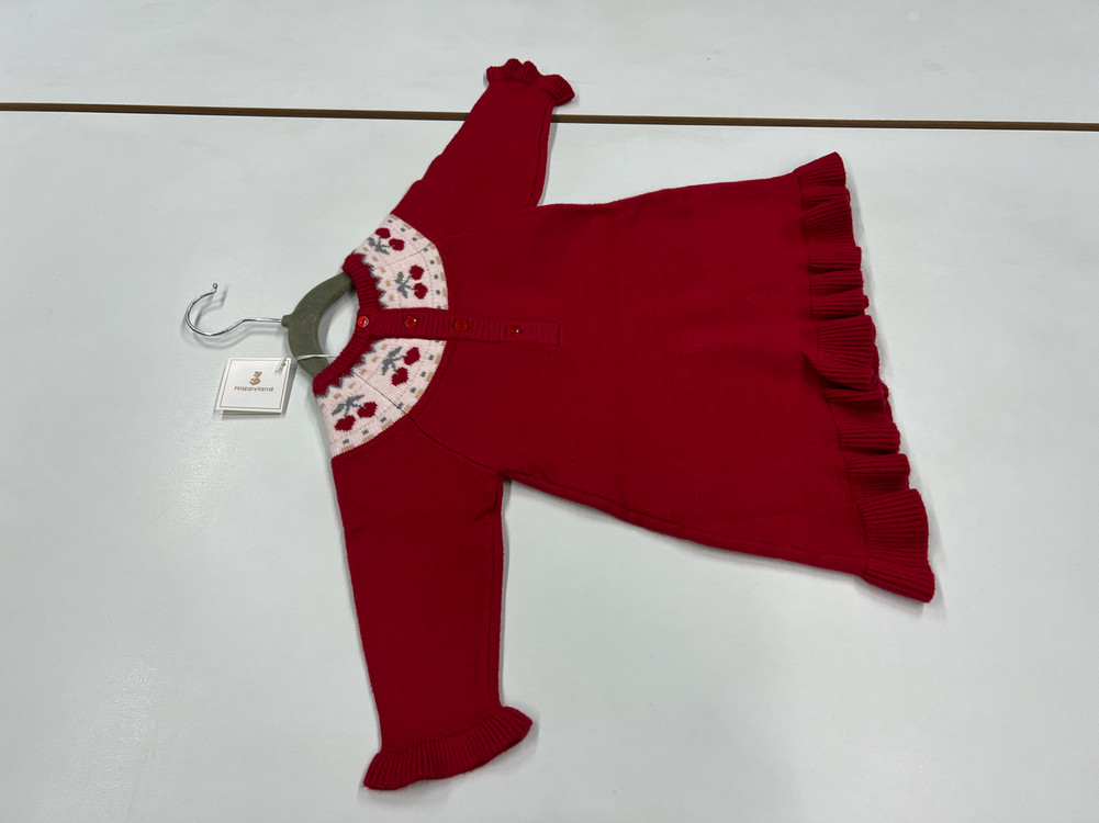 해피랜드 90 니트 원피스 새상품 키즈 90 여아 90--5