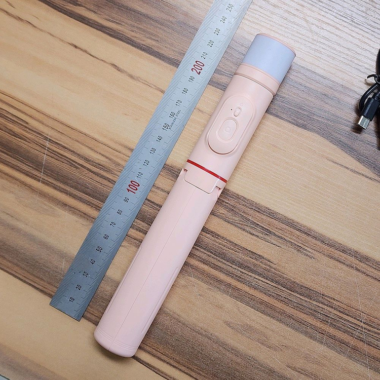 [Q12s] BT리모콘 LED라이트 충전식 폰삼각대 셀카봉 이미지
