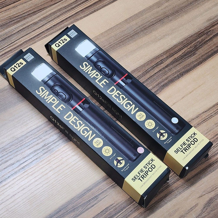 [Q12s] BT리모콘 LED라이트 충전식 폰삼각대 셀카봉 이미지