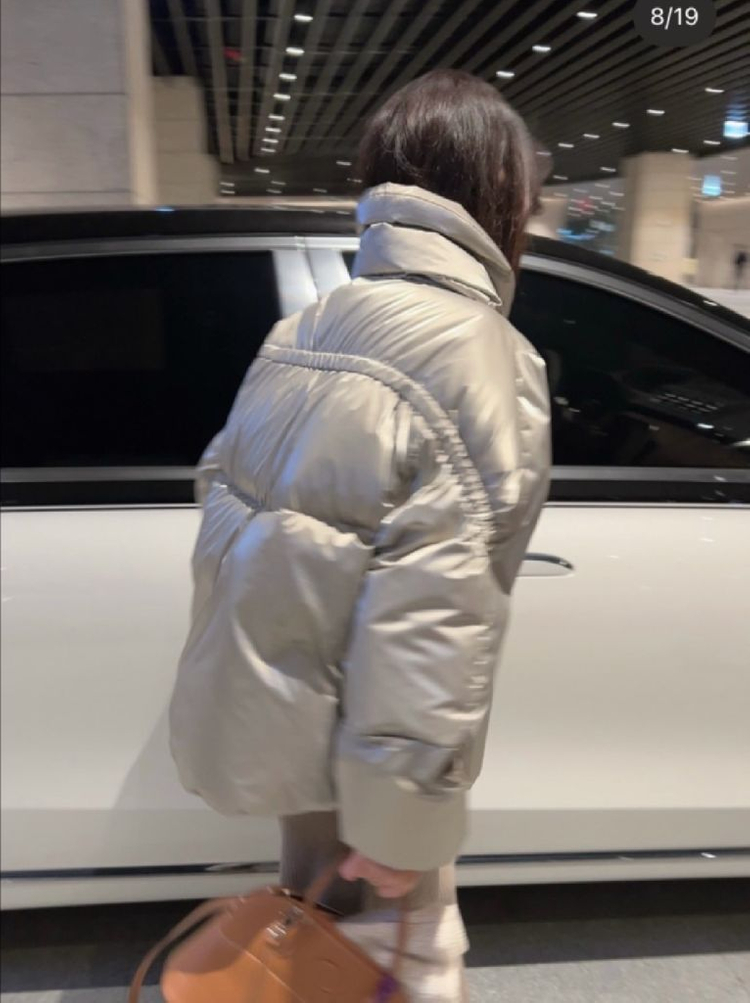 듀마르셀 푸퍼 글로시 다운패딩 (한섬 타임 시스템 스타일) 이미지