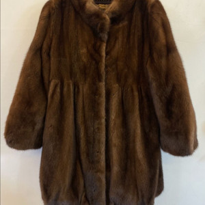 이은영 천연밍크코트66 밍크모피자켓:) 천연모피코트 리얼밍크100%