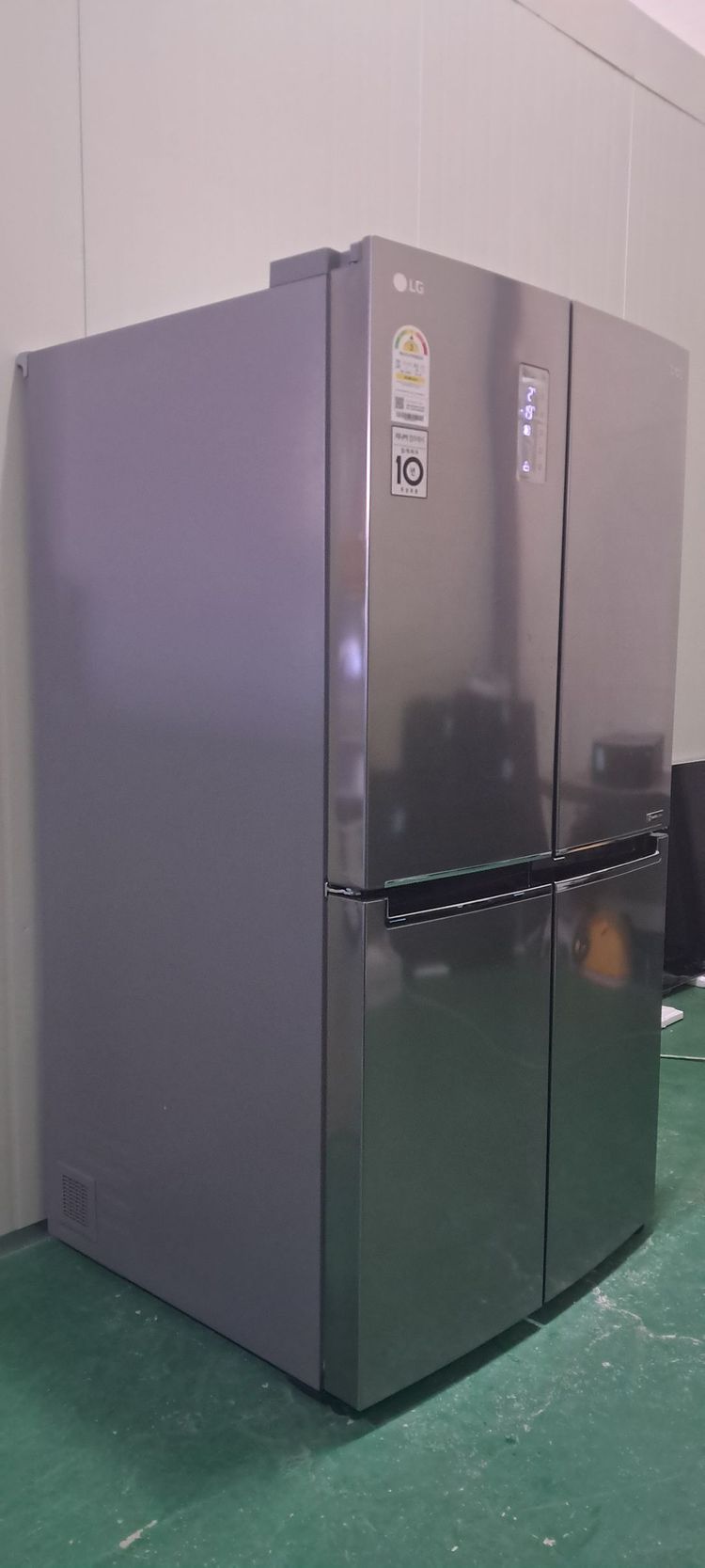 1623 엘지디오스 866L 4도어양문형냉장고(메탈)--1