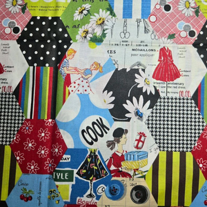 퀼트 유와 고세키 원단 1/4마