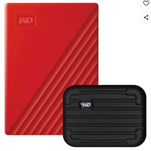 [외장하드] WD 휴대용 외장하드 레드 2TB (파우치 포함) 이미지