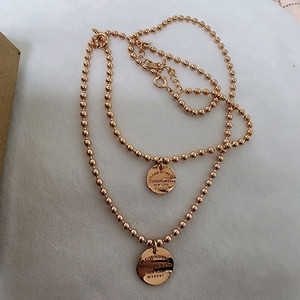 세트)925 은 목걸이 군번줄 목걸이.팔찌세트 이미지