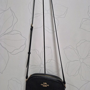 [정품]코치 가죽 미니 카메라 크로스백
