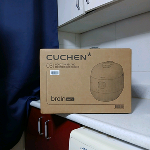 택포 미사용새제품 쿠첸 브레인 미니 3인용 IH압력밥솥 음성 이미지