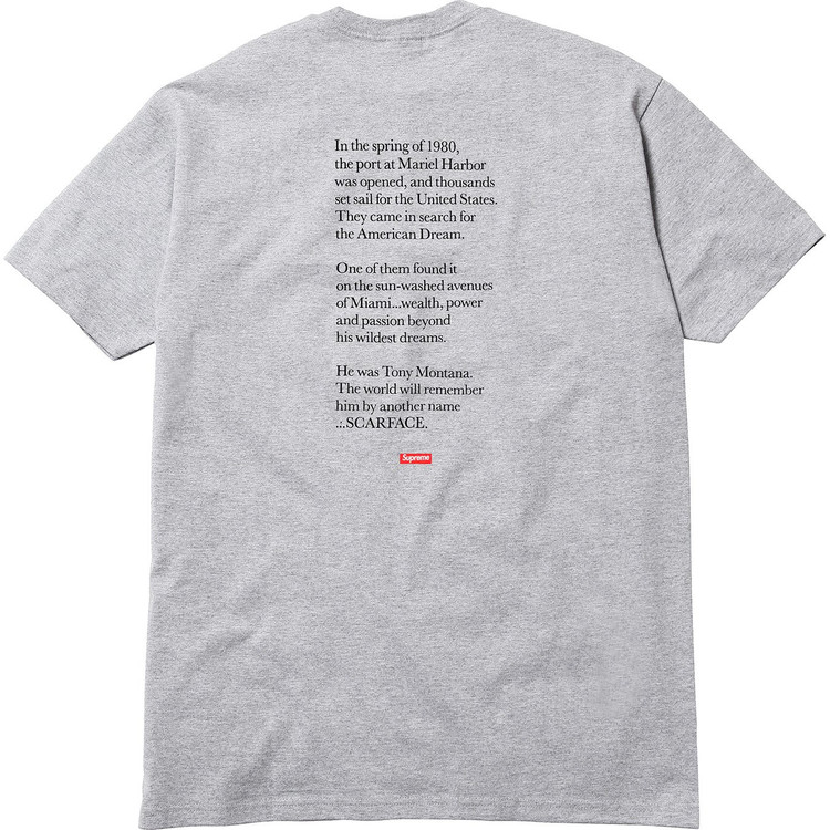 [XL] 슈프림 스카페이스 티 | Supreme Scarface Split Tee 이미지