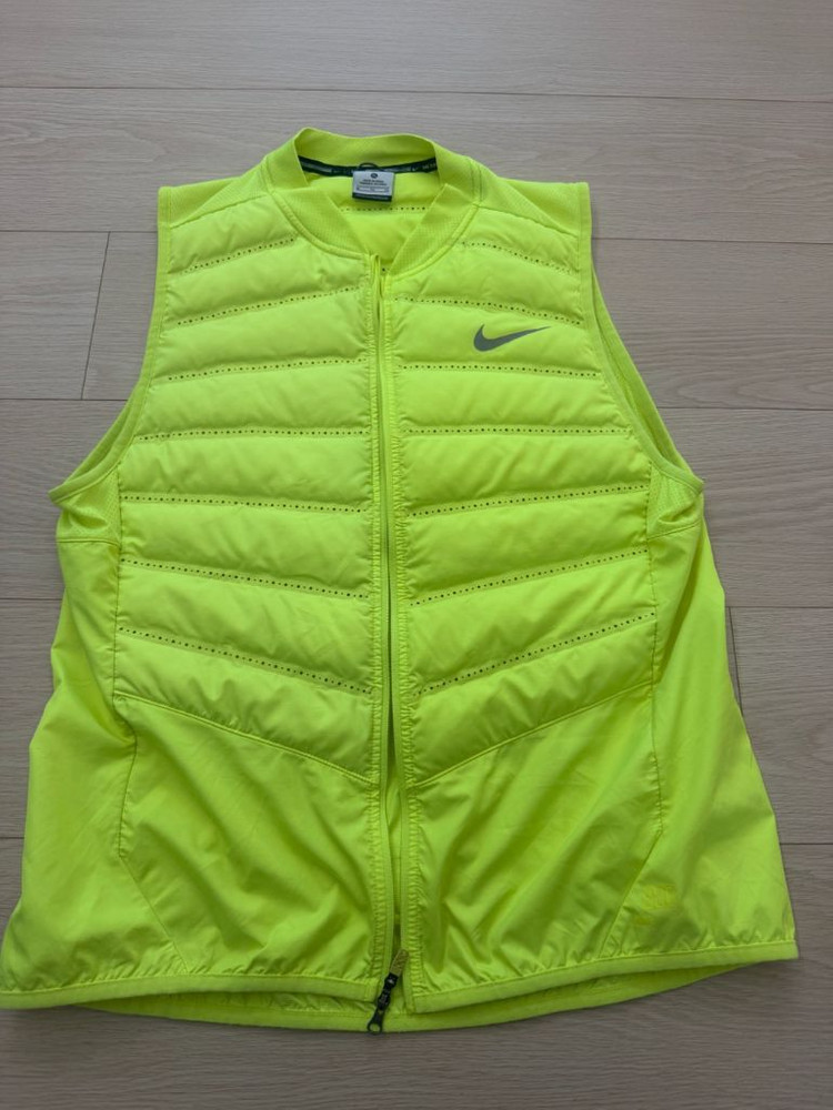 나이키 에어로로프트 패딩 조끼 XL 형광--3