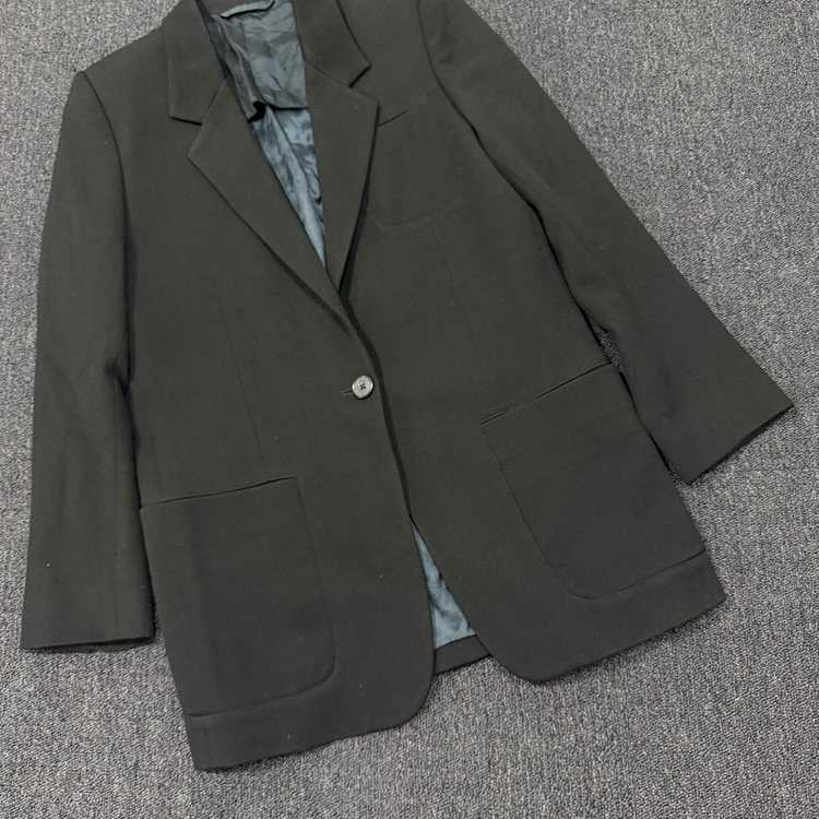 메종 마르지엘라 원버튼 블레이저 자켓--2