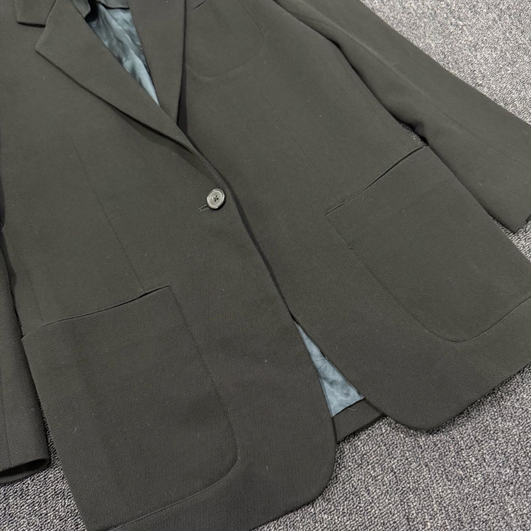 메종 마르지엘라 원버튼 블레이저 자켓--4