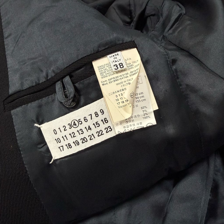 메종 마르지엘라 원버튼 블레이저 자켓--9