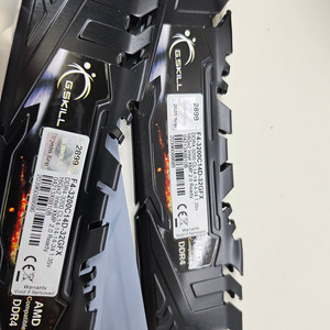 DDR4 GSKILL 플레어X 3200 CL14 32GB (16GB X 2) + 램방열판 + 램워터블럭 이미지