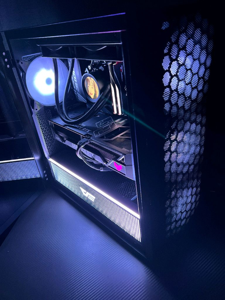 9800x3d RTX 4090 X870 1200w nzxt lcd 수냉 PC 데스크탑 이미지