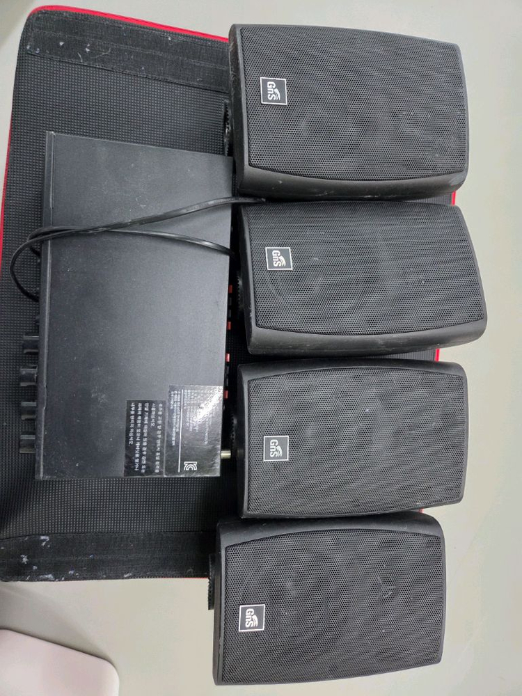 GNS MA-540 미니 앰프 + 스피커 4개 이미지