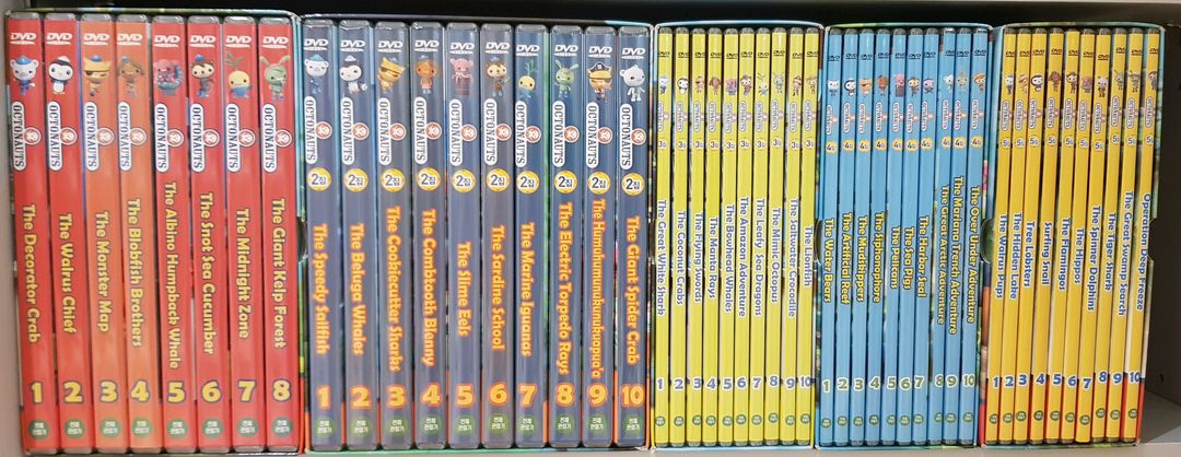 엄마표영어DVD 스콜라스틱, 위씽, 슈퍼윙스, 미라큘러스, 옥토넛, 클로이의 클로짓 등 100개 이상 이미지