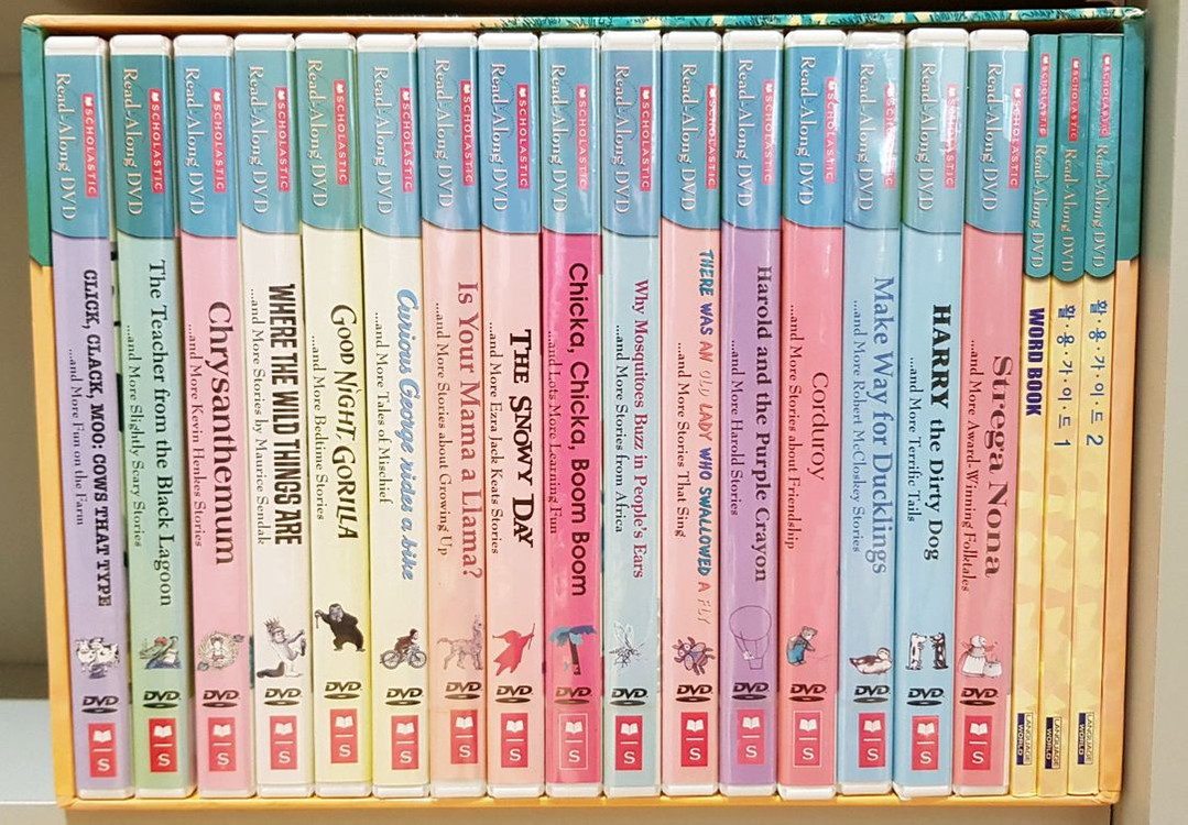 엄마표영어DVD 스콜라스틱, 위씽, 슈퍼윙스, 미라큘러스, 옥토넛, 클로이의 클로짓 등 100개 이상 이미지