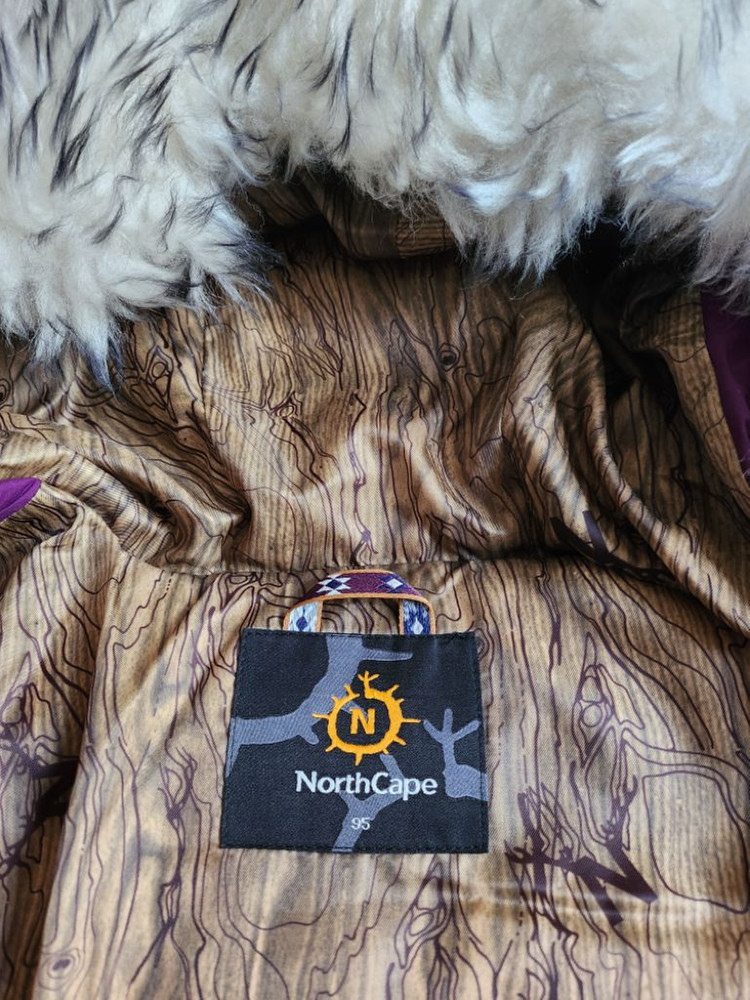 새거 노스케이프 양털 트리밍 다운자켓 노스케이프 점퍼 이미지